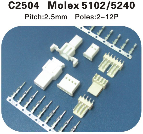  Molex5102 5240連接器 C2504